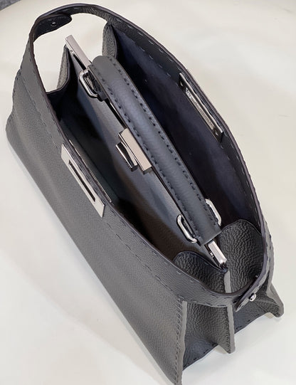 FI Peekaboo ISeeU Medium Black For Women, Handbags, Shoulder Bags 13.1in/33.5cm FF