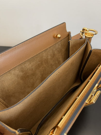 FI Touch Brown Bag For Woman 19cm/7.5in