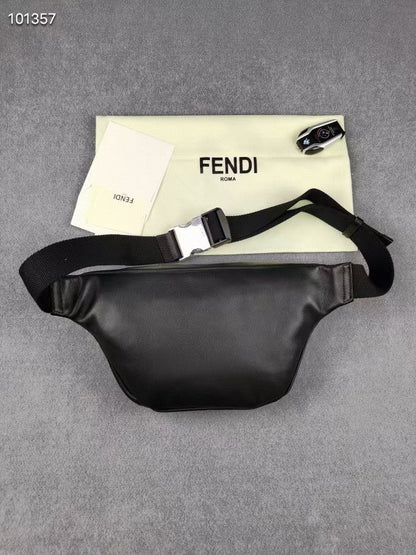 FI Little Monster Belt Bag Black For Men, Men&#8217;s Bags 7.9in/20cm FF