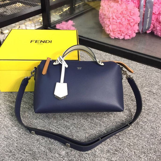 FI By The Way Medium Bag Dark Blue For Women, Handbags, Shoulder And Crossbody Bags 10.6in/27cm FF 8BL1461