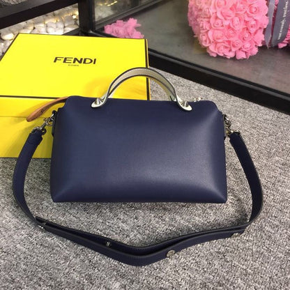 FI By The Way Medium Bag Dark Blue For Women, Handbags, Shoulder And Crossbody Bags 10.6in/27cm FF 8BL1461
