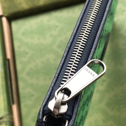 gg Beauty Case With Interlocking G Green And Blue gg Canvas For Women 12in/30cm gg