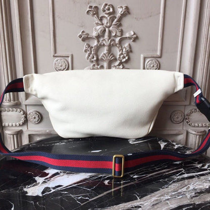 gg Coco Capitán Logo Belt Bag Cotton Linen Lining White For Men 11in/28cm gg