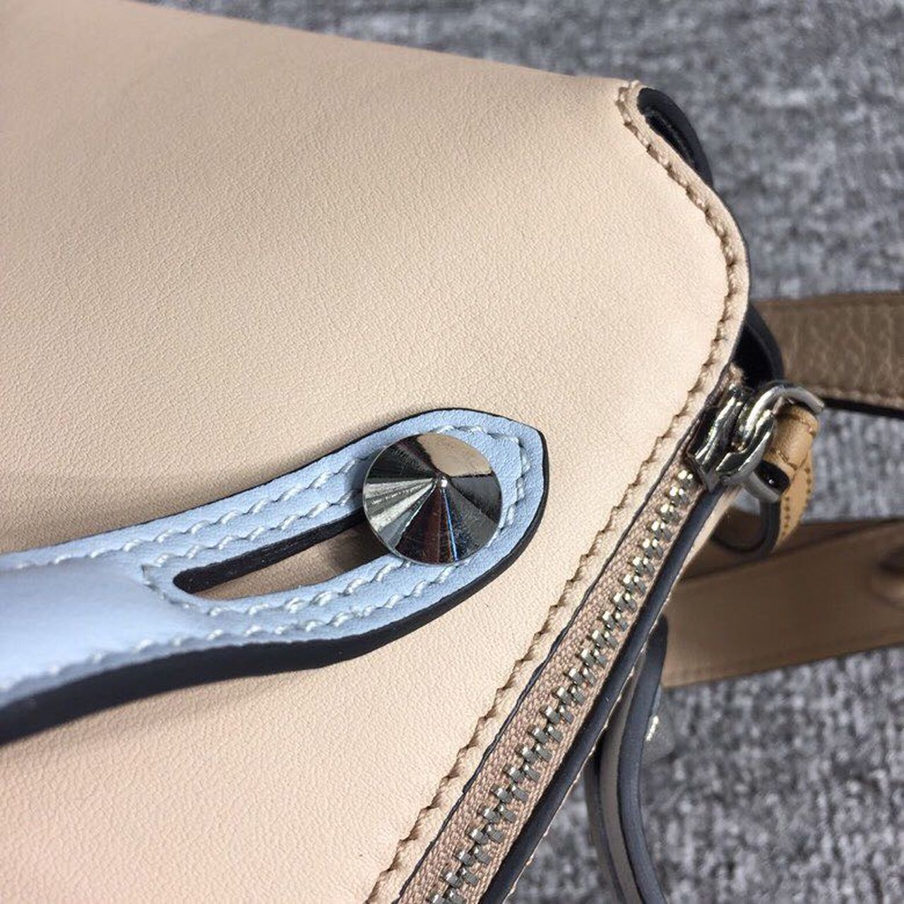 FI By The Way Medium Bag Beige For Women, Handbags, Shoulder And Crossbody Bags 10.6in/27cm FF 8BL1461