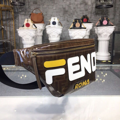 FI Mania Waist Belt Bag Brown For Women/Men,/Men&#8217;s Belt Bags, Crossbody Bags 12.9in/33cm FF 7VA434