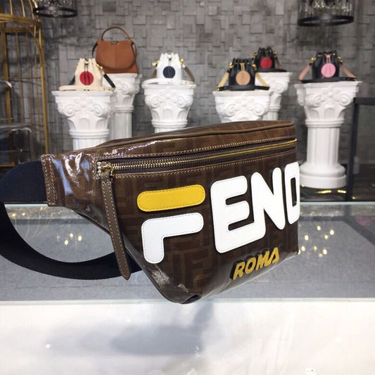 FI Mania Waist Belt Bag Brown For Women/Men,/Men&#8217;s Belt Bags, Crossbody Bags 12.9in/33cm FF 7VA434