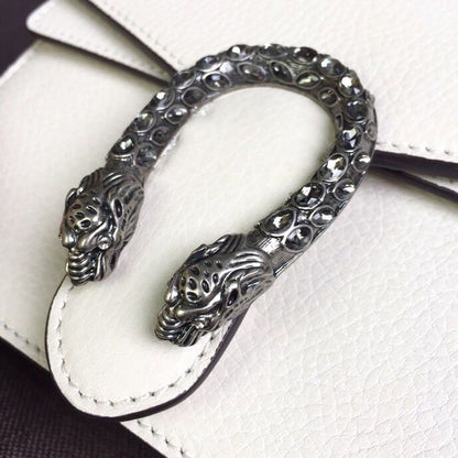 gg Dionysus Mini Bag White For Women 7.5in/19cm gg 421970 0K7JN 9680