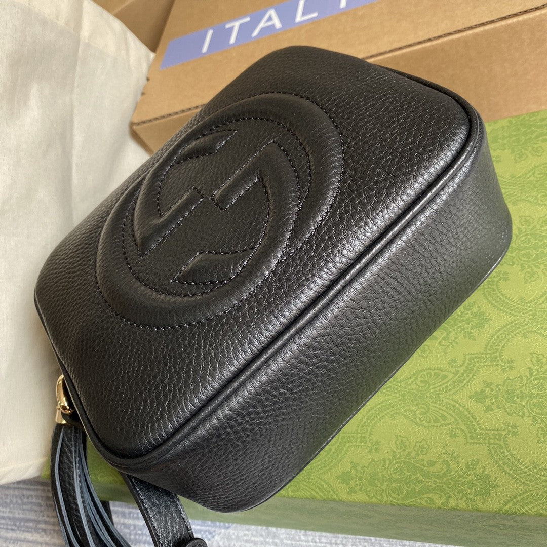 gg Soho Small Disco Bag Black For Women, Women&#8217;s Bags, Shoulder And Crossbody Bags 8in/21cm gg 308364