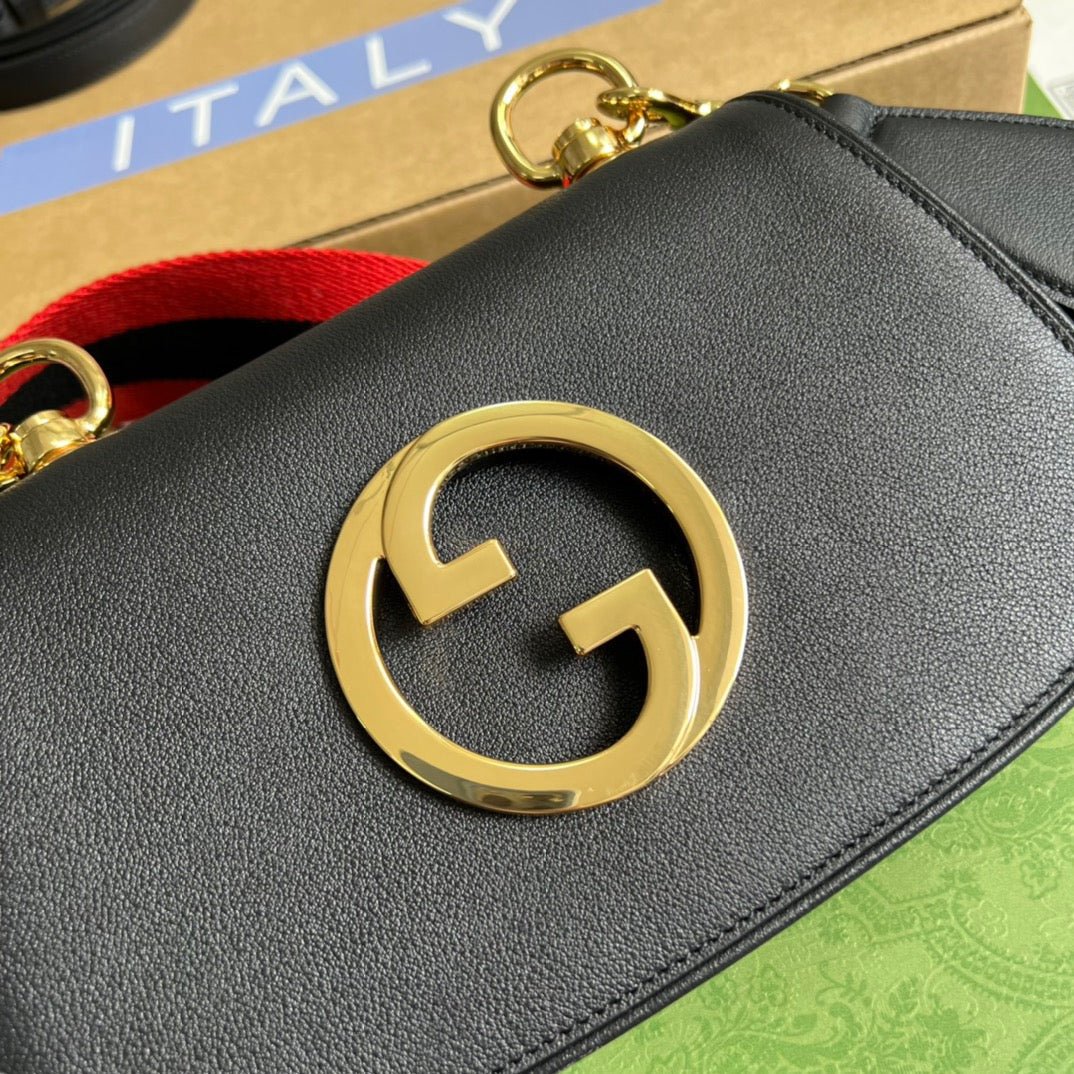 gg Blondie Mini Bag Black For Women, Women&#8217;s Bags 8.7in/22cm gg‎ ‎698643 UXXAG 1064