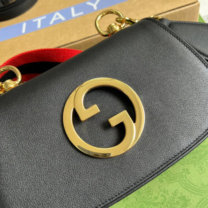 gg Blondie Mini Bag Black For Women, Women&#8217;s Bags 8.7in/22cm gg‎ ‎698643 UXXAG 1064
