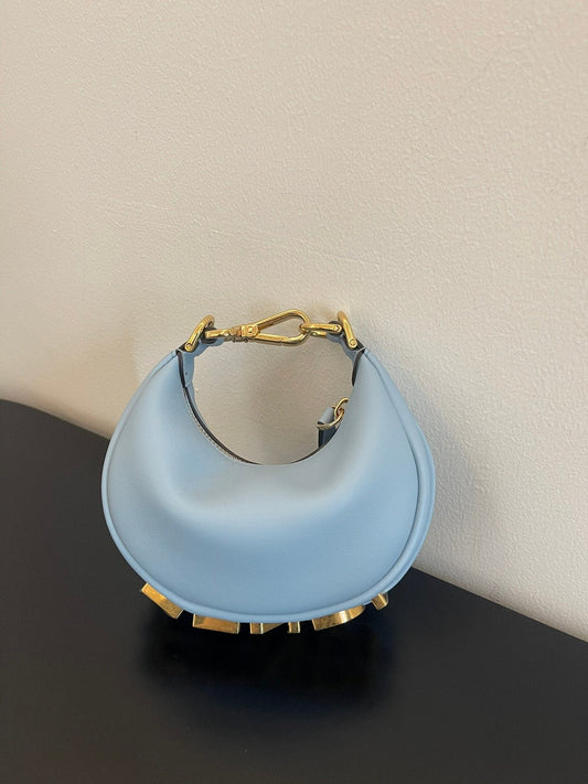 FI Nano FIgraphy Blue For Women, HandBags 6.7in/17cm FF 7AS089