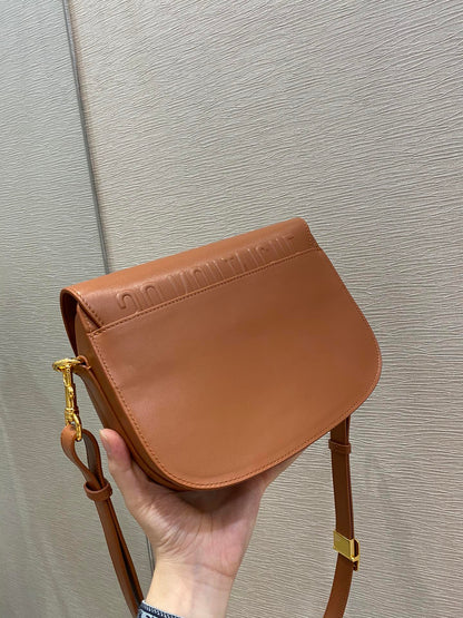 DI Brown Medium Bobby Bag For Women 22cm/9in