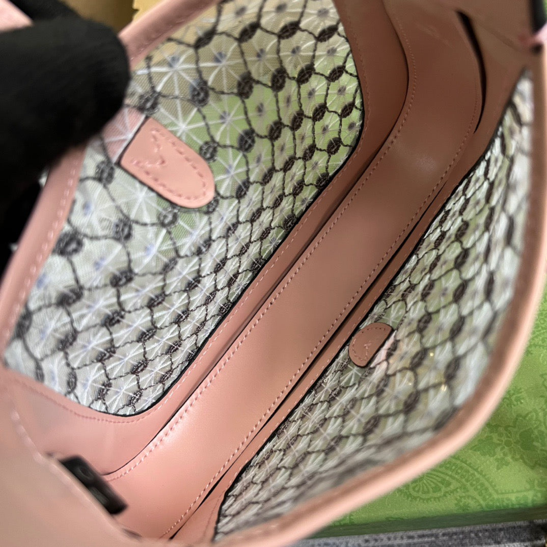 gg Jackie 1961 Mini Shoulder Bag Light Pink For Women, Women&#8217;s Bags 7.5in/19cm gg