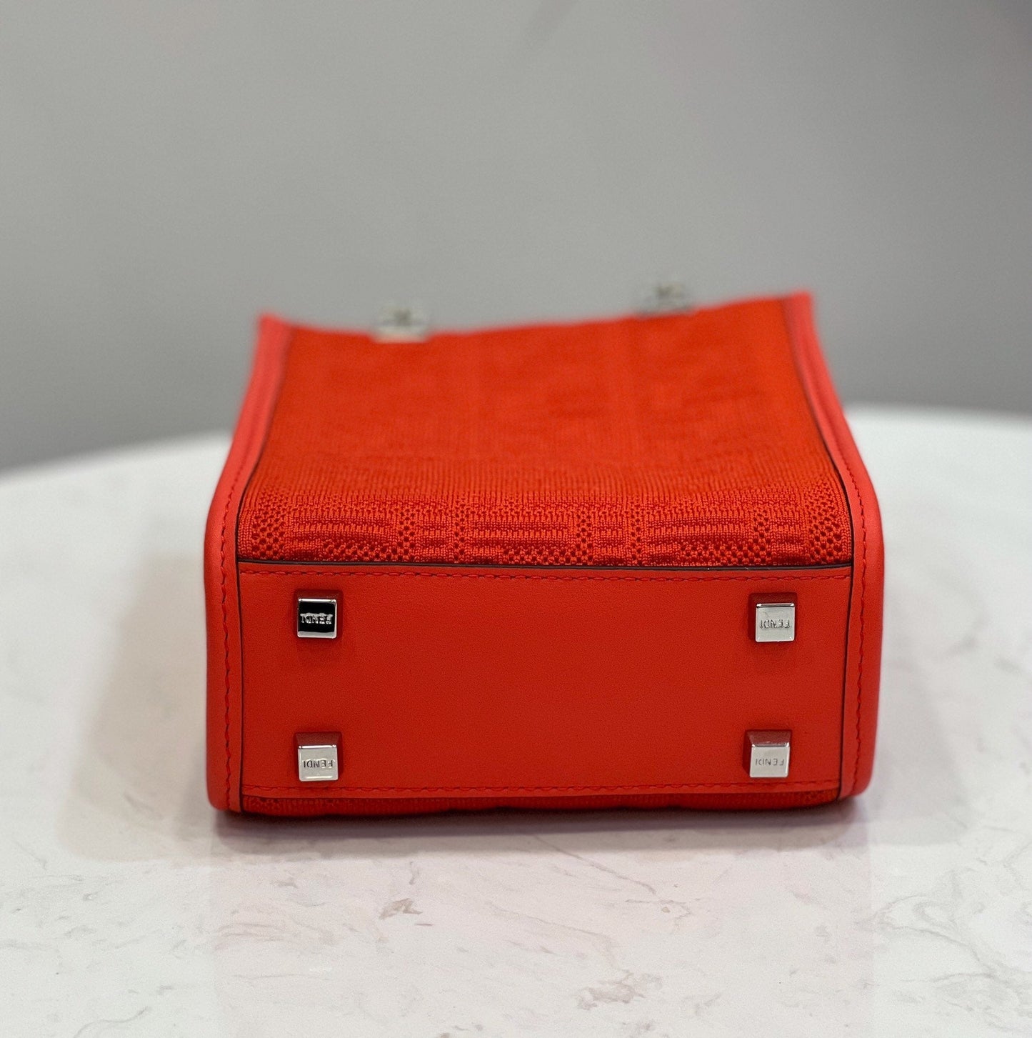 FI Mini Sunshine Shopper Red For Women, Handbags, Shoulder And CrossBody Bags 7.1in/18cm FF 8BS051