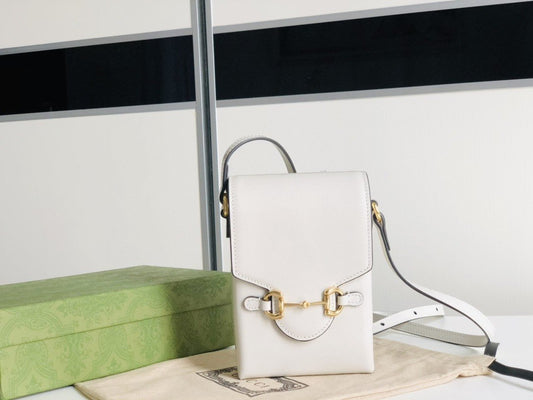 gg Horsebit 1955 Mini Bag For Women White 6.7in/17cm ‎625615