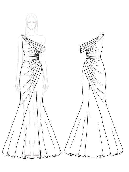 Formal Maxi Dress Off-Shoulder Satin Mermaid Dress Mother of the Bride Dress
