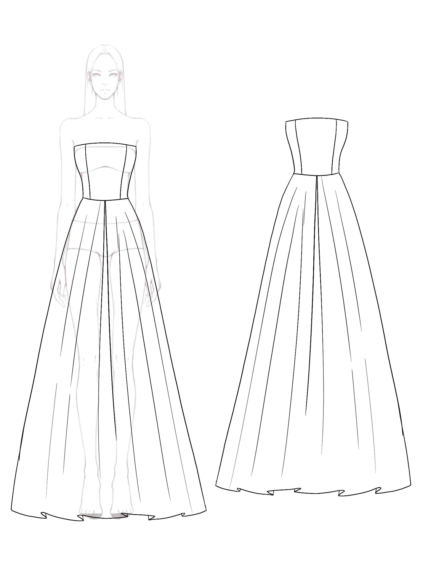Evening Elegant Maxi Dress Yellow Green Block Satin Simplicity Ball Gown