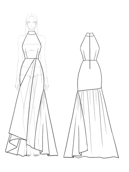 Elegant Formal Red Black Maxi Dress Sleeveless Hem Color Block Work Dress Mother of the Bride Dress
