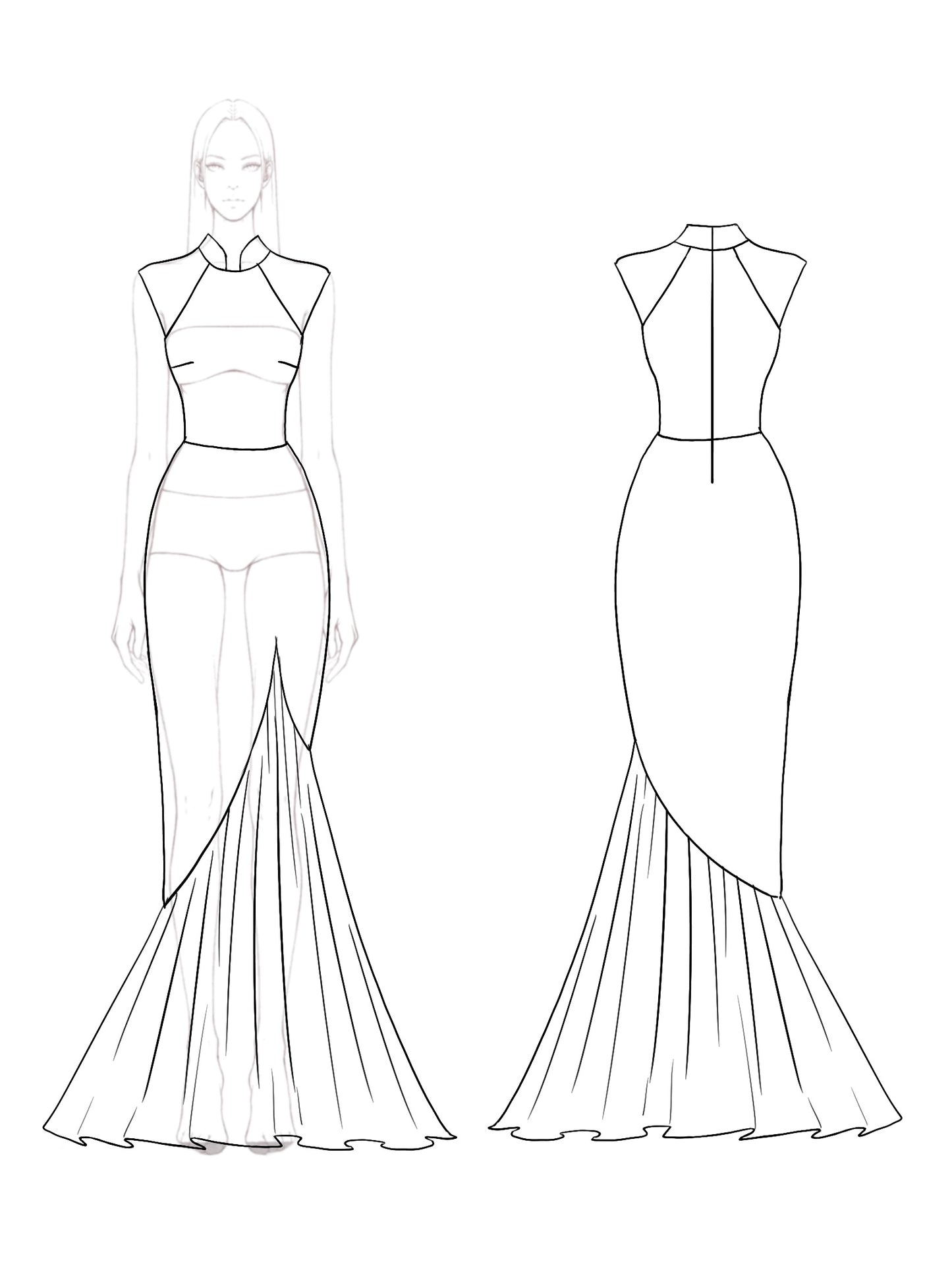 Elegant Formal Red Black Maxi Dress Sleeveless Hem Color Block Dress Mother of the Bride Dress