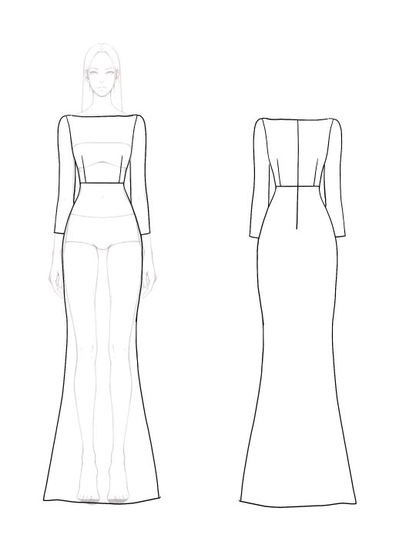 Formal Evening Sequin Dress Boat Neck Color Block Mermaid Maxi Dress