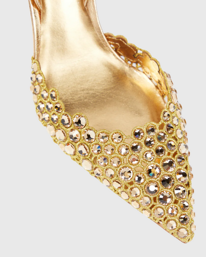 Carolina Rhinestone Slingback Pumps