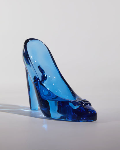 Cinderella's Blue Crystal Heels Ornament