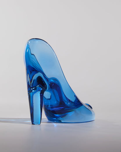 Cinderella's Blue Crystal Heels Ornament