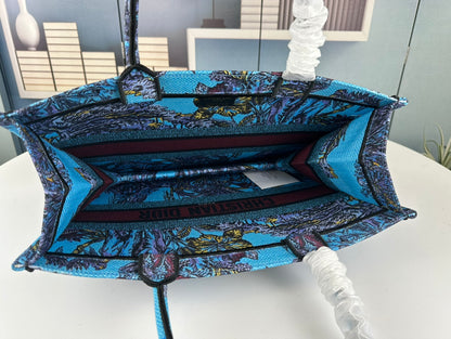 DIOR LARGE DIOR BOOK TOTE CELESTIAL BLUE MULTICOLOR 41CM M1286ZEUPM259