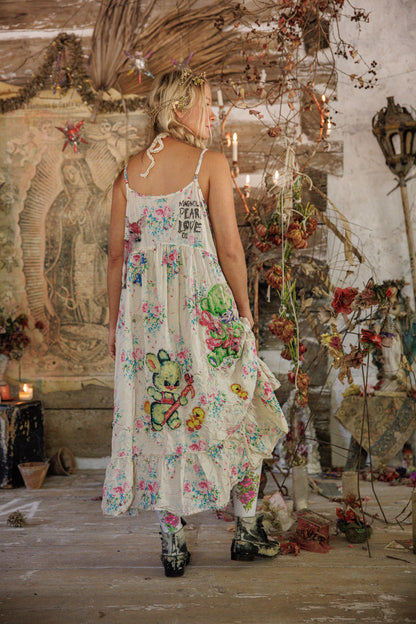 Appliqué Vianney Slip Dress