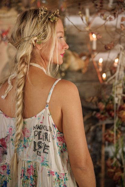 Appliqué Vianney Slip Dress