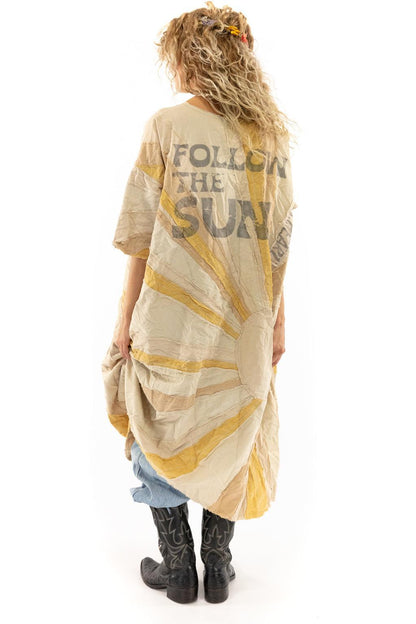 Follow The Sun Artist Smock Dress