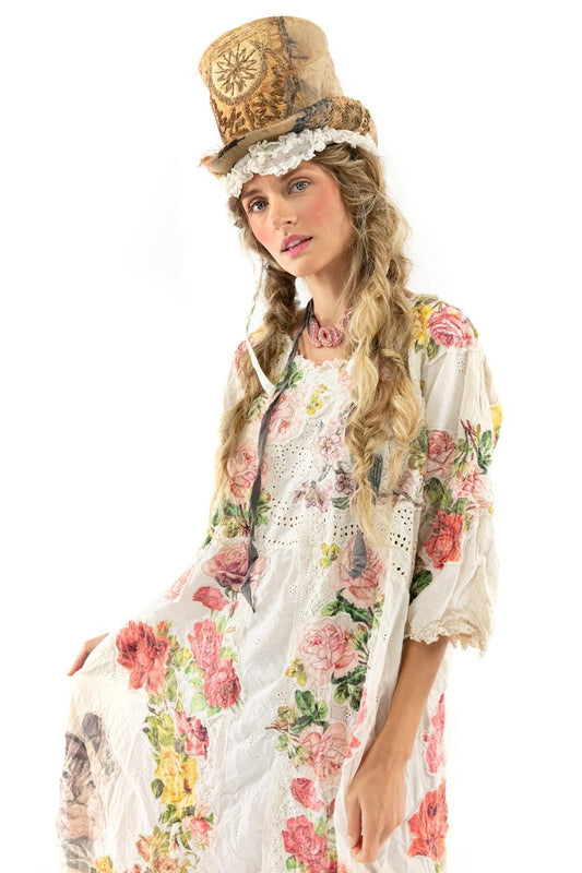 Eyelet Appliqué Coronado Dress