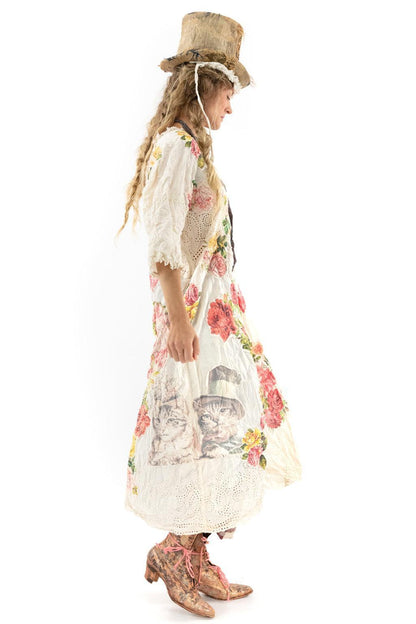 Eyelet Appliqué Coronado Dress