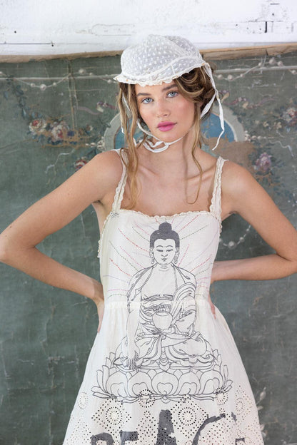 Eyelet Tevy Peace Tank Dress