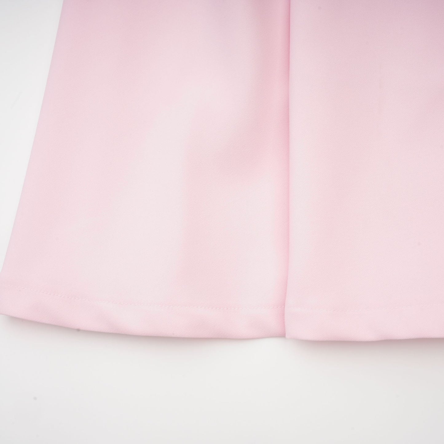 Cassi crystal-accented pink bow midi dress