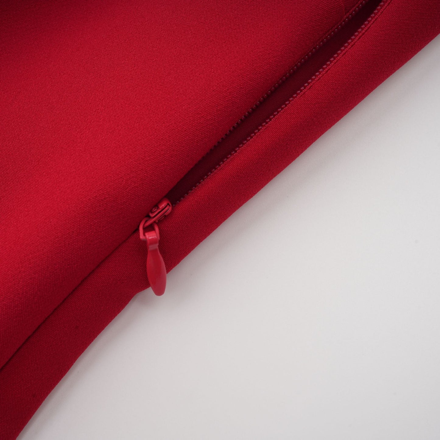 Valentine Red Pleated Maxi Dress with High Slit