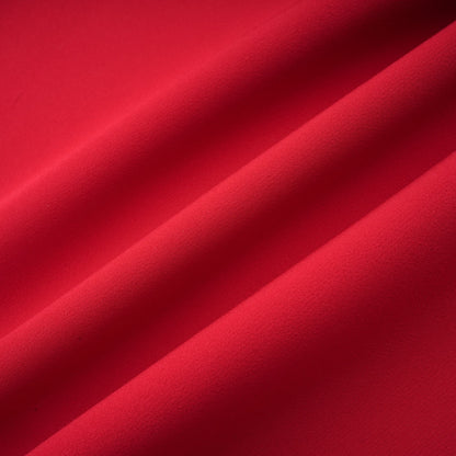 Valentine Red Pleated Maxi Dress with High Slit