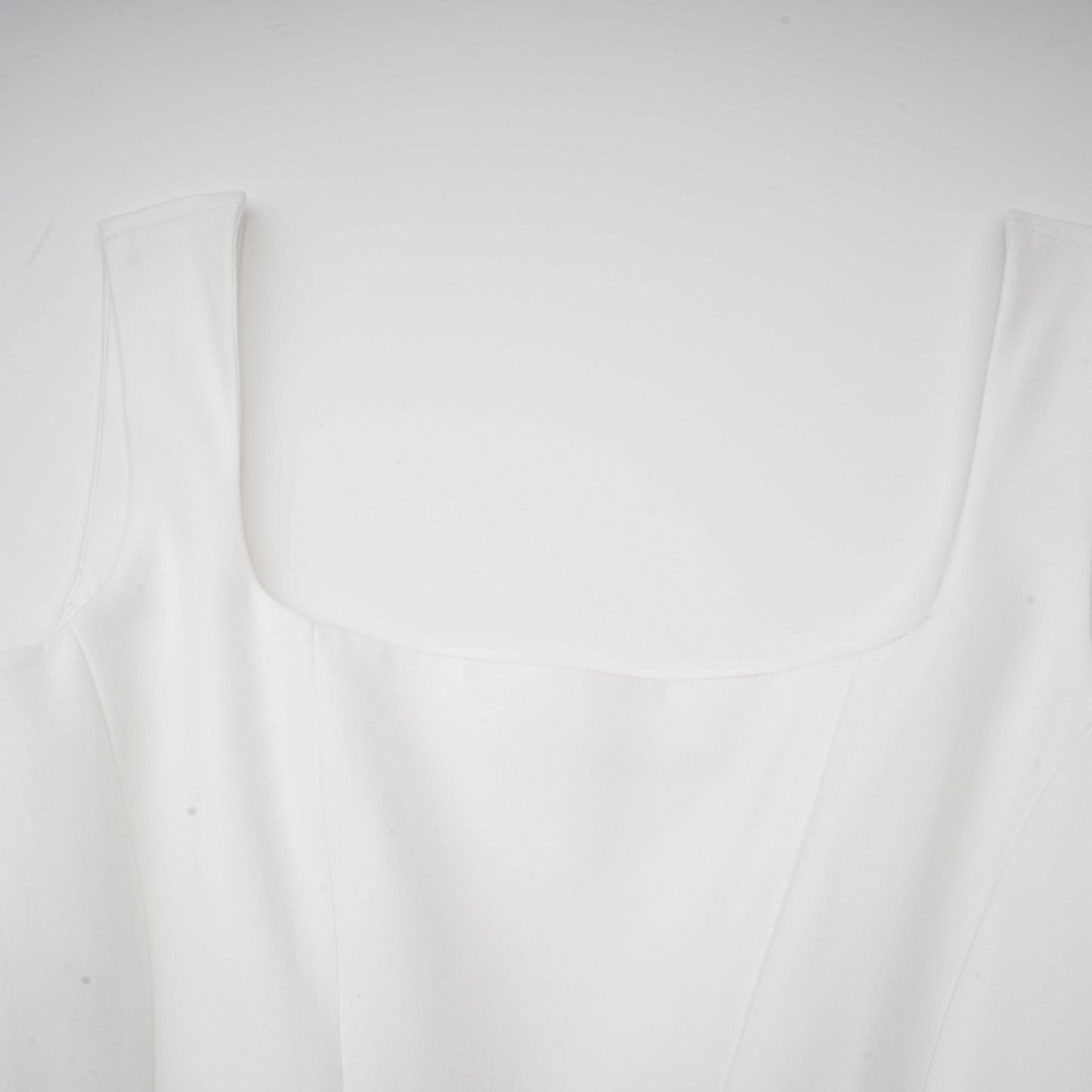 Sadie white pleated corset gown dress