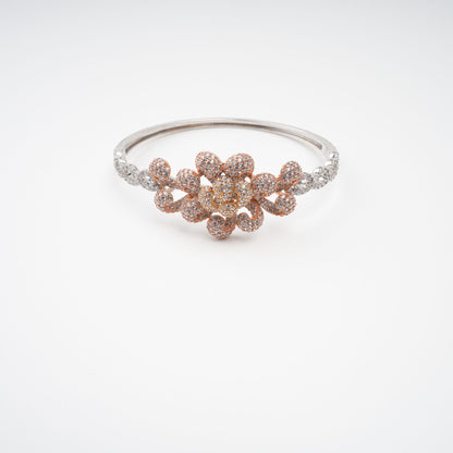Anthemon Gold Tone Crystal Embellished Bracelet