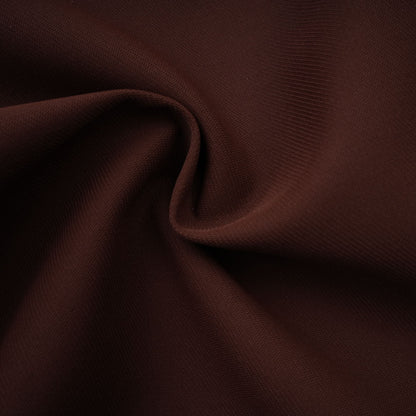 Jenifier brown asymmetrical-neck puff mini dress