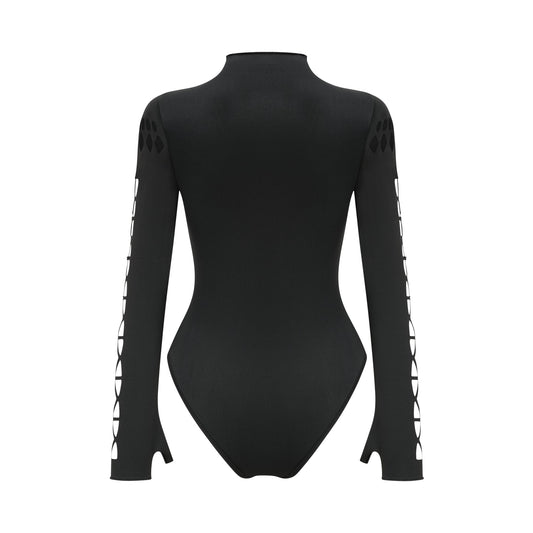 Capriana Long-Sleeve Cutout Bodysuit