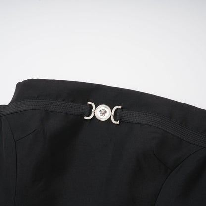 Margaux black top & skirt matching set