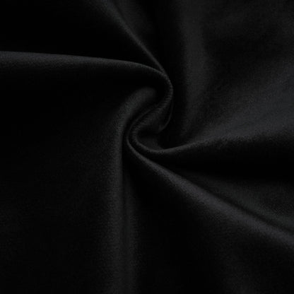 Émilie black crystal-embellished velvet mini dress