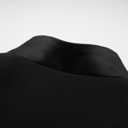 Delphine black embellished jacket & trousers matching set