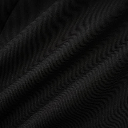 Caribe black bowknot off-shoulder mini dress