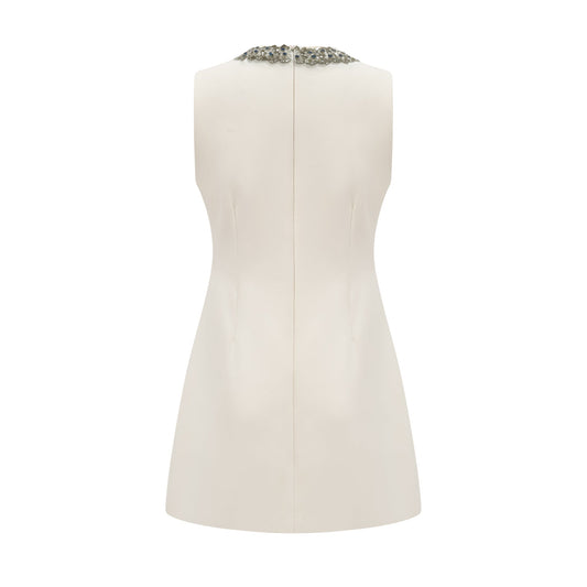Cécile crystal-embellished mini dress