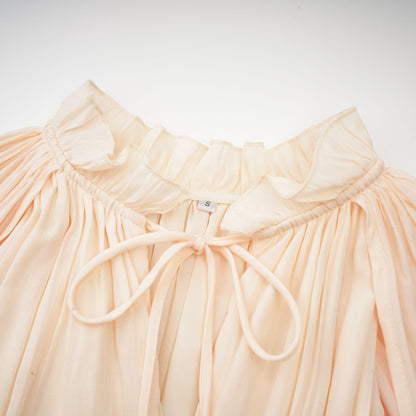 Charlene cape-design midi dress