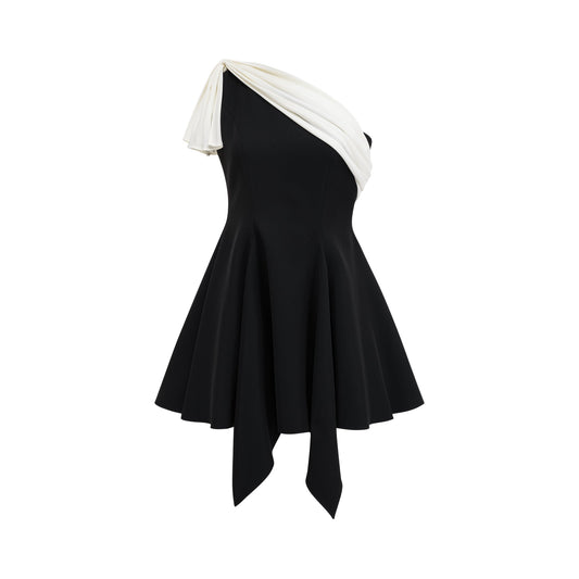 Émeline asymmetrical mini dress