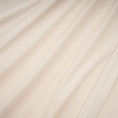 Géraldine white deep V-neck draped maxi dress