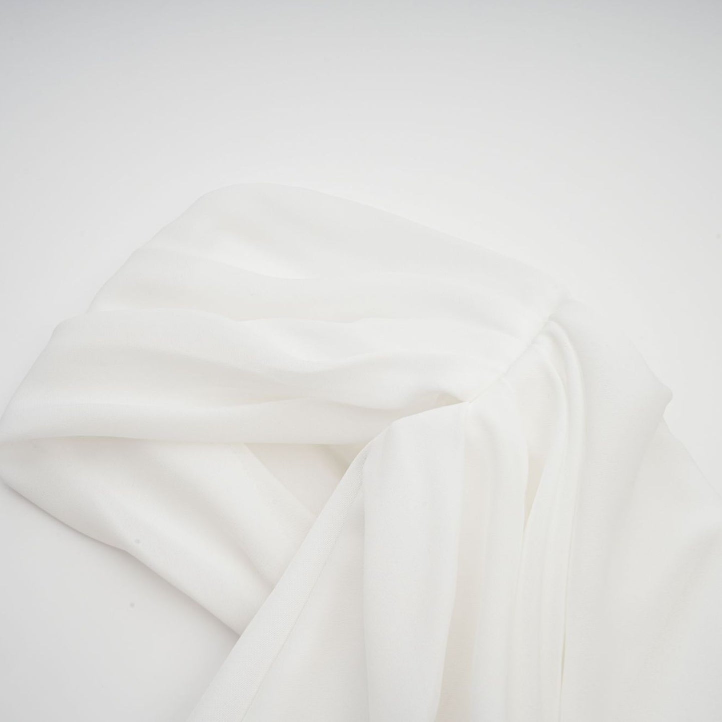Gitta white ribbon-design ruched mini dress